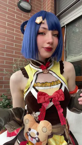 Yeah it was difficult aaying the words ahah 🍎🍎 #fyp #cosplay #foryoupage #xiangling #xianglingcosplay #GenshinImpact #genshin #genshinimpactcosplay 