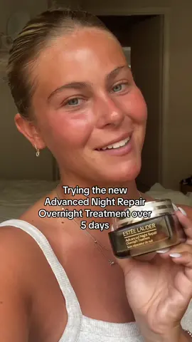 Trying the NEW #AdvancedNightRepair Overnight Treatment over 5 days, now it's a #SkincareStaple😍 ♥️. #WakeUpReady #OvernightTreatment #NighttimeSkincare​ @andieajello 