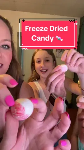 Freeze Dried Candy haul. Trying freeze dried candy with my girls. #candy #freezedried #freezedriedcandy #treats #haul #CapCut 
