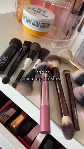 this was hard because they’re my top 10 for a reason 🥲 but the saie base brush is superior  #makeup #makeupbrushes #makeupbymario #hourglassbrushes #saie 