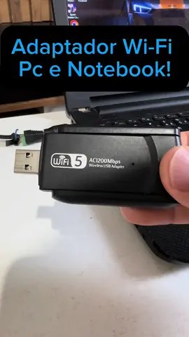 Adaptador wifi para pc e notebook! #dica #adaptadorwifi #produtos #tecnologia