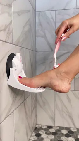 🔗In Bio Under “Everything Bathroom”. This shower foot rest is perfect for shaving or pedicure. The suction is strong and has a non slip design 🙌. #bathroomfinds #bathroomgadgets #amazonfind #amazonbathroomfinds #amazonfinds2024 #viralgadget #shavinghacks #musthavegadgets 