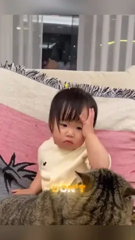 This Cat Teaches The Kid A Lesson #funny #fyp #viral #foryou #cat 