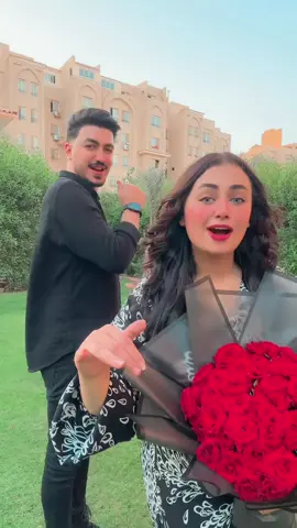 توقعو اي المفجأه الي عملهالي🥰🥹👑🫶 #علي_ورحاب👩‍❤️‍👨 