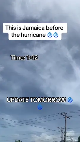 Update tomorrow #hurricane #category5hurricane #jamaica #caribbean 
