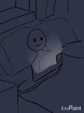 #relateable #animation #ibispaintx #sleep #phone #night #bed #sleeping #tired #artist #art #animationmeme #fyp #foryou #foryoupage #rn #me 