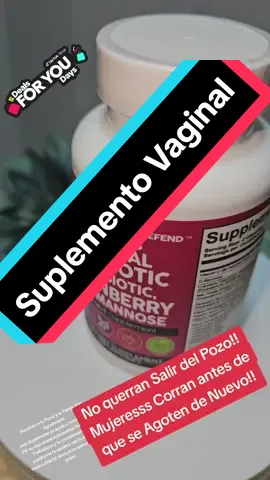 #FindItAtWatsons Restablece tu Flora! y tu Pareja te lo Agradecerá! este Suplemento te ayuda a restablecer tu Ph! no mas olores indeceables Gracias a los Probioticos y su complemento de cramberrie te ayudará con la salud del tracto urinario! ahora si no querran salir del pozo! #suplementos #suplement #dealsforyoudays #promocionandoconbrigitte #probioticovaginal #cramberrie #suplementosnaturales #tiktokmakemebuyit #tiktokmehizocomprarlo #DealsForYouDays 
