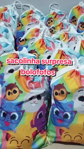 #sacolinhasurpresa #sacolinhapersonalizada#aniversariobolofofos#doces #aniversarioinfantil#sacolinhabolofofos #lembrancinhadefestainfantil 