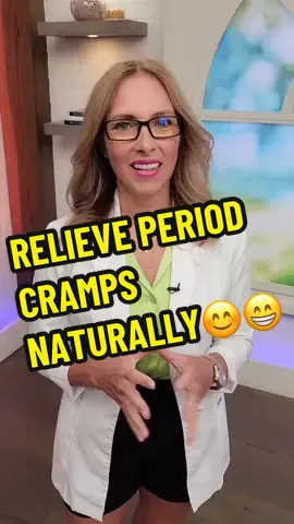 How To RELIEVE Period Cramps Naturally😊😁 Dr. Janine shares natural ways to relieve period cramps, including acupressure and using magnesium bisglycinate and peppermint oil on the abdomen.  #womenshealth #periodcramps #naturalremedies