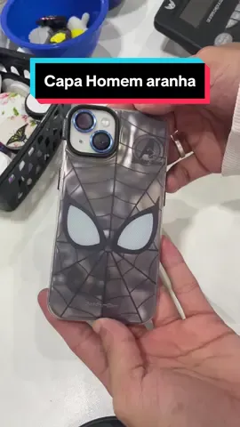 Capa do Homem Aranha, venha já adquirir a sua aqui na MJR! 💙🖤 #fy #iphone #viral #capinhadecelular 