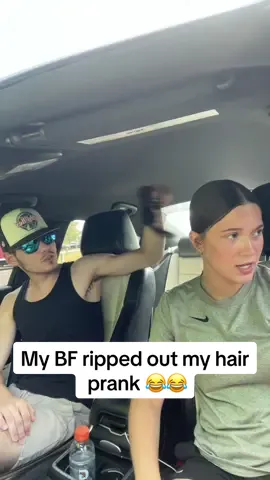 brb gluing my hair back together 😆 #foryoupage #coupleprank #coupletrend #foryou #pranks #foryoupage #reaction #Relationship #viral #trend #joke #fyp #couple #prank 