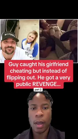 Guy caught his girlfriend cheating but instead of flipping out. He got a very public Revenge #fyp #truestory 