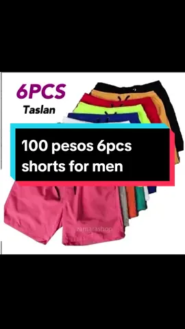 100 pesos lang 6pcs na matanggap mong taslan Shorts! #taslanshorts #taslan #taslanshortsformen #kids #fyp #sheyanshop #MomsChoice 