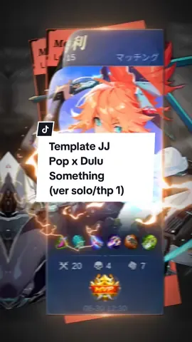 #CapCut pop x dulu something 🥸 [ver cc klik logo] [ib/cr:@𝟕𝟏𝟏 kenzy stanley’s ] #yanntmplt #fyp #mlbb #mobilelegends #templatecapcut #xyzbca 