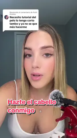 Respuesta a @Ruth Alvarez #ondasconplancha #rizosconplancha #cabello #cabellocorto #hairtok #hairstyle #doyourhairwithme #peinados #ondas 