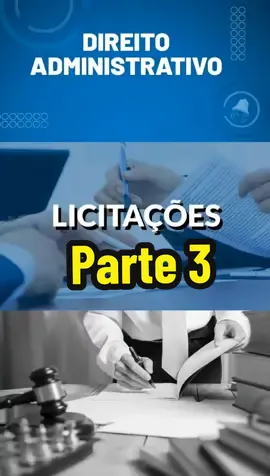 Licitações, direito administrativo parte 3, para concursos policiais 💪⚖️  #direito #policial #licitacoes #direitoadministrativo #estudos 
