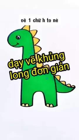 dạy vẽ khủng long đơn giản #thanhhuonglotus #thanhhuonglotusshop #butmauacrylicmarker #mauacrylicmarker #mauchobe #dochoitritue #dochoichobe #ytuongsangtao #sangtaokhonggioihan #sangtaocungbe @Thanh Hương Lotus Shop @Thanh Hương Lotus Shop @Thanh Hương Lotus Shop 