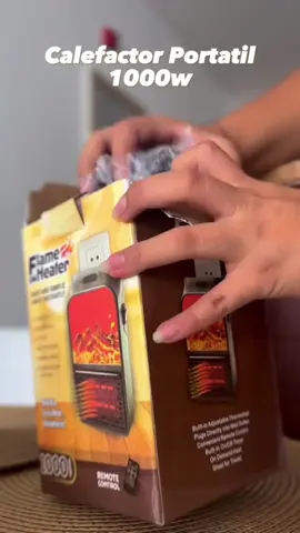 CALEFACTOR 1000W FLAME HEATER Disfruta de la calidez y el encanto visual de un fuego real sin las complicaciones. 🔄 Enchufe Giratorio de 180 Grados: Adaptabilidad máxima para cualquier tomacorriente, garantizando siempre el mejor ángulo y eficiencia. 🖥️ Control Remoto: Comodidad a tu alcance. Ajusta la temperatura y disfruta del confort sin moverte de tu lugar favorito. #calorinmediato#Invierno  #tiktokventasvirales