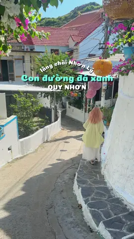 Check- in Con đường đá xanh📍Làng chài Nhơn Lý, Quy Nhơn #travel #traveltiktok #travellife #fyp #travelvietnam #LearnOnTikTok #quynhon #beachvibes 