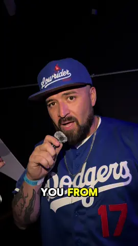 Pleasure talking with Ray at our San Francisco takeover!  #pantone294 #MLBfans #ITFDB #Travel #LAvsSF #Dodgerfans 