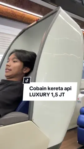 Kaya telur ya bentuk kursinya kereta Api yang Luxury inii #mas_nizar 
