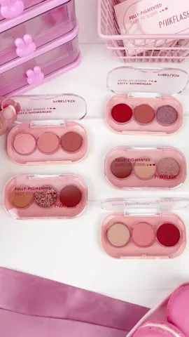 Mini eyeshadow palette yang warnanya kepake banget untuk daily eye makeup 💖 #pinkflash #pinkflashbeauty #pinkflasheyeshadow #eyeshadowpalette #eyeshadowswacthes #PromoGuncang77