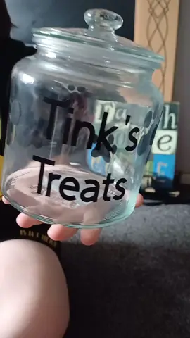 Our Tinkerbell has a new treats jar and her sleepover bag for when she goes to Nana Laura's or Aunty Barbara's  and yes Tinkerbell is a doggy lol she is a pampered princess and deserves to be treated as one. She has sleepovers, makes everyone wait on her hand and foot and demands the world #chihuahua #sleepover #treats #pamperedpooches 