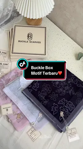 Update Motif Terbaru ❤️ #fyp #butikjilbab #hijabmotif #bucklebox #hijabbox 
