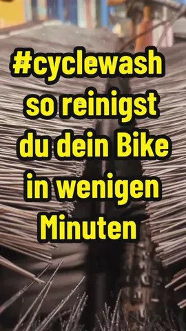Dein Bike verdient nur das Beste! Entdecke unsere Cycle Wash Anlage und bring dein Fahrrad bei uns zum Glänzen. Schnelle und gründliche Reinigung in wenigen Minuten! #CycleWash #BikeCleaning #Fahrradpflege #WerkstattTipps #BikeLife #SauberesBike