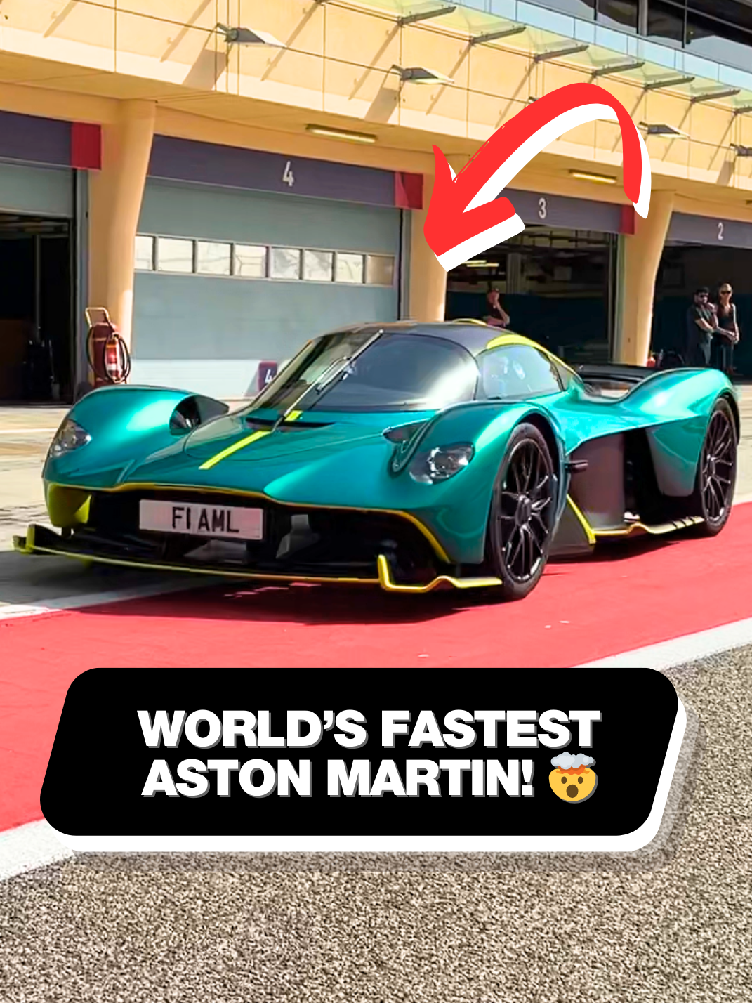 I drove a $3 million Aston Martin around the Bahrain F1 track…😍🔥 #astonmartin #f1 #bahrain