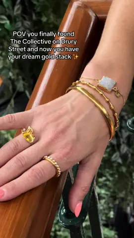 We are obsessed with our gold bracelet stack featuring pieces from Shyla and Aria-V and we can’t forget about those stunning rings from Bonvo, all available at The Collective on 24 Drury Street, Dublin City Centre. Selected pieces available online thecollectivedublin.ie #fyp #jewellery #foryoupage #drurystreet #jewelry #thecollectivedublin #goldjewelry #goldbracelet #shyla 