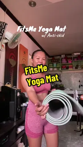 High quality yoga mat na marerecommend ko talaga 🤗 #yogamat #yoga #yogalover #yogalove #homeworkout 