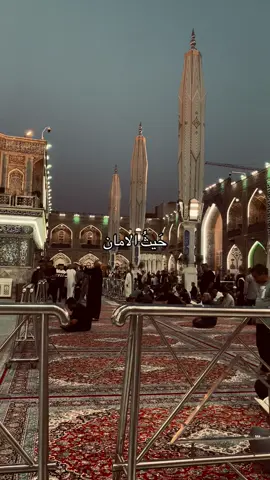 حَيثُ الامان#اكسبلور #اكسبلورexplore #fypシ゚ #النجف_الاشرف #مرقد_الامام_علي_عليه_السلام 