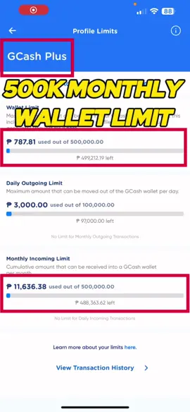 500k monthly wallet linit #tiktok #gcash #trending #tutorial #exposure #viral #