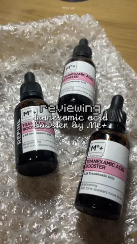 reviewing Me+ tranexamic acid (30ml)! i bought this a few months ago after testing it out.  after using this for a couple of months, my skin is a lot more evenly toned & any dark spots have been continually getting lighter 🌱 ir doesn’t irritate my (sensitive) skin at all, neither does it dry my skin out! would recommend this for anyone experiencing hyperpigmentation or dark spots.  i will definitely be trying more of @Superdrug ‘s MePlus skincare range <3 #skincare #skincarereview #tranexamicacid #skincareroutine #morningskincare #superdrugskin #aesthetic #meplus #supeedrug #ugc #ugccreator #reviewingskincare #foryou #fyp #madebysuperdrug 