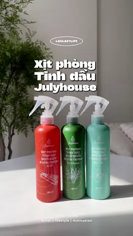 Xịt phòng đuổi muỗi và côn trùng, nhà mình còn thơm như ở spa nữa  ✨ | loulazylife | #vtvcab  #homedecor #review #loulazylife #julyhouse#xitphongtinhdau #xitphongduoimuoi