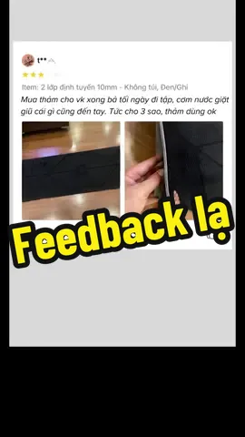 Vẫn thắc mắc vì gì bị đánh giá 3* nè cả nhà #dungcufitness #topbody #yoga #gym #thamtapyoga #feedback #thamtapgym #joke #justforfun #j4f #nhactrend 