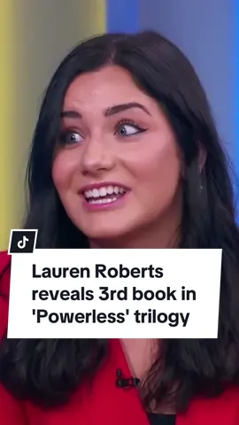 SO EXCITED! Bestselling author and #BookTok sensation @Lauren Roberts reveals her third book of her “Powerless” trilogy will be called “Fearless” and will hit shelves April 2025! 📖  #powerlesslaurenroberts #gmabookclub #books #fearless #recklesslaurenroberts #powerlessbook #laurenroberts 