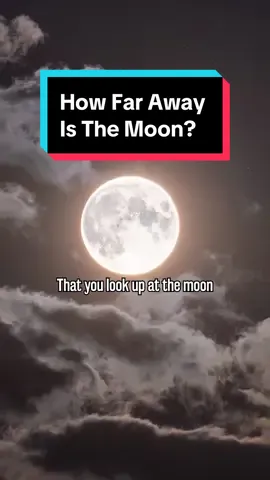How Far Away is The Moon? #universe #space #Science #Astronomy #facts 