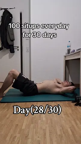 2️⃣days left🫡 #workout #motivation #workoutchallenge #abs #100situps #situps #calisthenics #100situpsfor30days #fyp 