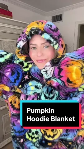 I’ll be staying cozy allll Spooky Season this year, thanks to this super cute Pumpkin Hoodie Blanket!  Grab yours on TikTok Shop before everyone else! 🎃🎃🎃 #hoodieblanket #cozy #spookyseason #pumpkinseason #halloween #halloweeniscoming #dealsforyoudays #tiktokshopfinds 