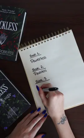 And the title of the final book in the @Lauren Roberts’ Powerless Trilogy is... Kai and Paedyn return in April 2025, and #Fearless is available for preorder now! #Reckless #Powerless