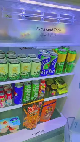 trái cây thì k có  chứ bia lúc nào cũng có  mà k có mồi nhậu thôi.   😊😁