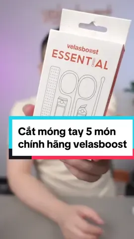 Cắt móng tay 5 món chính hãng velasboost #vuabanlo #tiktoktech #thanhcongnghe #velasboost 