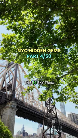 NYC’s $3 Aerial Tramway! 🚡  . . . #nyc #newyork #newyorkcity #hiddengems #rooseveltisland 