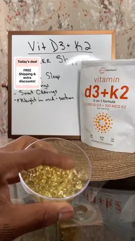 Sleeplessness, severe anxiety, mood swings, getting heavier in the mid-section, and sweet cravings can all be tied to high cortisol levels which can be tied to a deficiency in Vit D #d3k2 #vitamind #dailyvitamins #d3k2mydailyvitamin #freeshipping  #microingredients #sleeplessnight #anxietyrelief #sweetcravings  #MoodSwings #vitamind3k2 #vitaminddeficiency #highcortisol #LIVEhighlights #TikTokLIVE #LIVE 