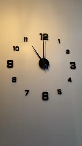 Tutorial on how toninstal the DIY wall clock  #tutorial #diywallclock3d #diywallclock 