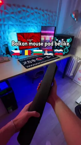 Balkan mouse pad be like  #GamingSetup #Tech #gaming #setup 