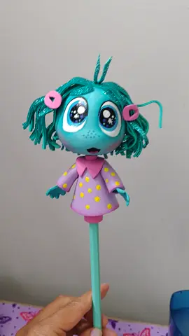 envidia intensamente 😉  #emociones #intensamente2 #envidia #foami #fofulapiz #fofuplumas 