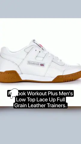 Reebok Workout Plus Men's Low Top Lace Up Full Grain Leather Trainers Price dropped to just £44.99 - 59.99! #shoesformen #linkbelow #fyp #shophere #linkbelow👇👇👇 #reebok #shopwithtash 